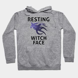 Resting Witch Face Inspired Silhouette Hoodie